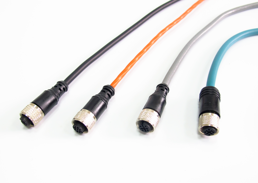 M12电缆组件3PIN4PIN